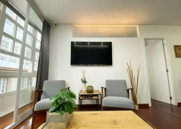 Apartamento 2h 2b En El Centro Con Garaje Ла-Корунья